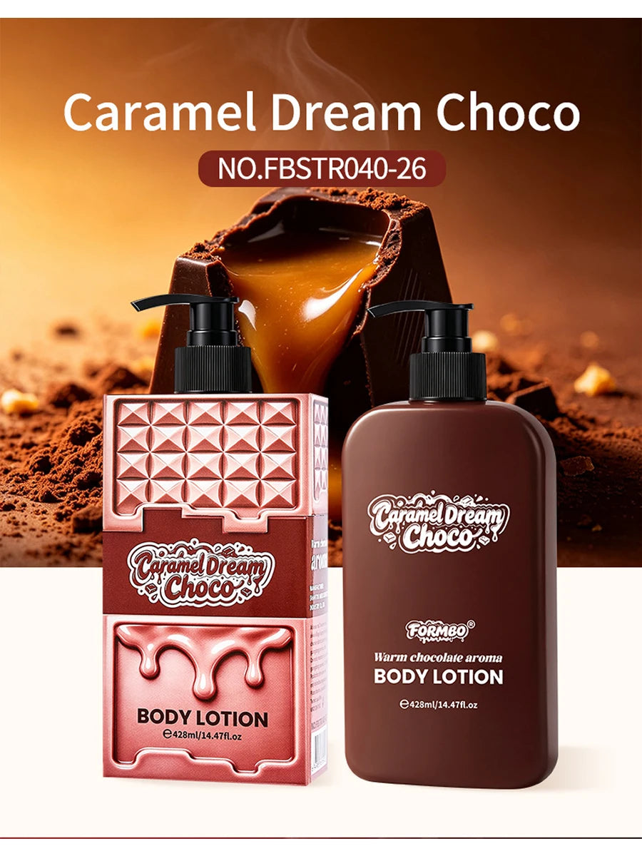 Cream Chocolate Fragrance Body Lotion Moisturize Smooth The Skin Non Greasy Long Lasting Fragrance Body Lotion Winter Body Care