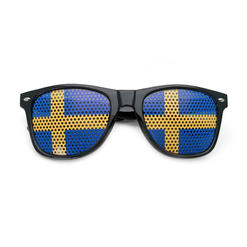 42 Countries Flag Fashion Sunglasses- نظارات شمسية بتصميم أعلام الدول