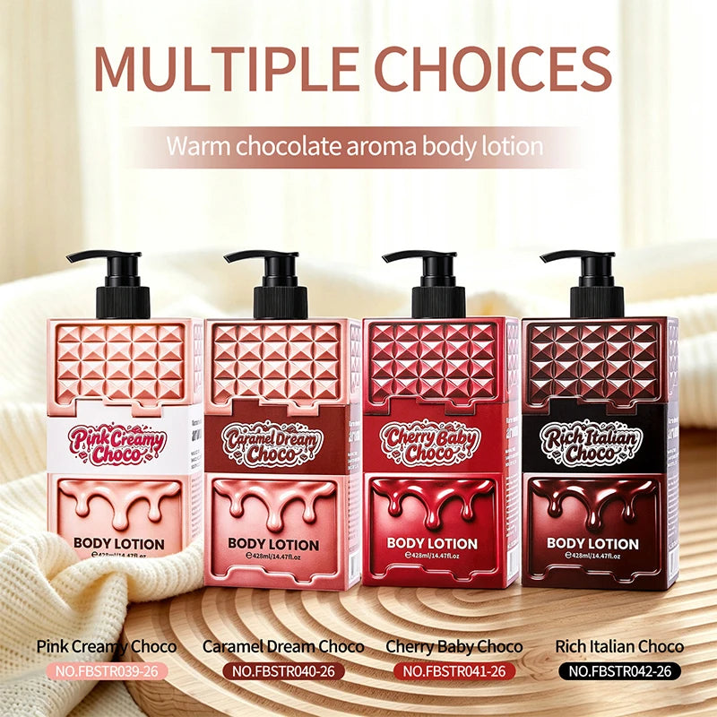 Cream Chocolate Fragrance Body Lotion Moisturize Smooth The Skin Non Greasy Long Lasting Fragrance Body Lotion Winter Body Care