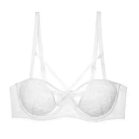 MOYISU Luxury French Bra Set Women's Sheer Underwire Bralette Comfort Support Minimizer Lingerie Sensual With Backless Design