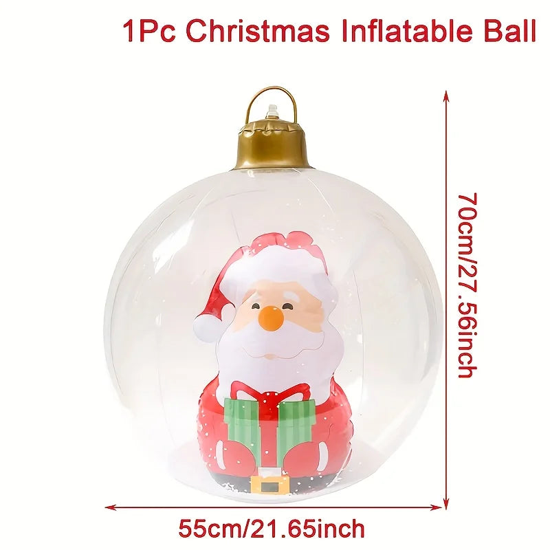 1PC Inflatable Christmas Decorations, Outdoor Inflatable Ornaments for Christmas, Suitable for Christmas, Halloween, Easter