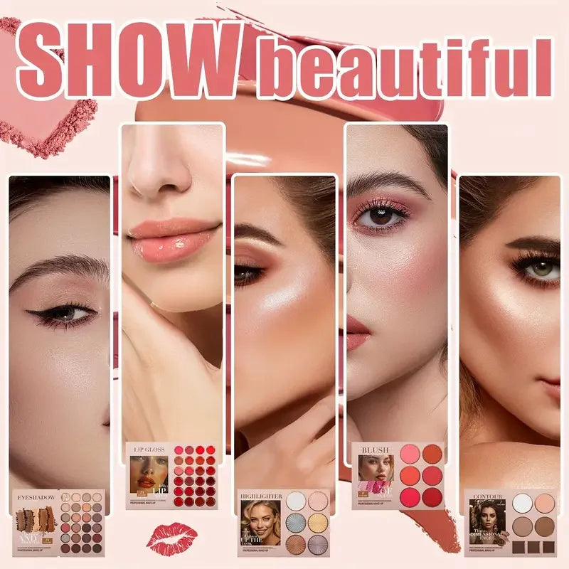 67-Color All-in-One Beauty Book Makeup Palette -2026