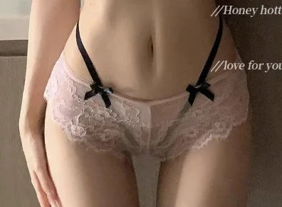 MOYISU French Light Luxury Push-Up & Panty Set Purple Bow Sensual Lingerie Set Women's Pure Desire Underwear Elegant Neck Detail