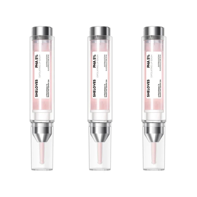 PHA 5% Exfoliating Lip Serum 10ml Nourishing And Plumping Lip Serum Relieves Dry Lips Gentle Non Irritating Repair Lips Essence