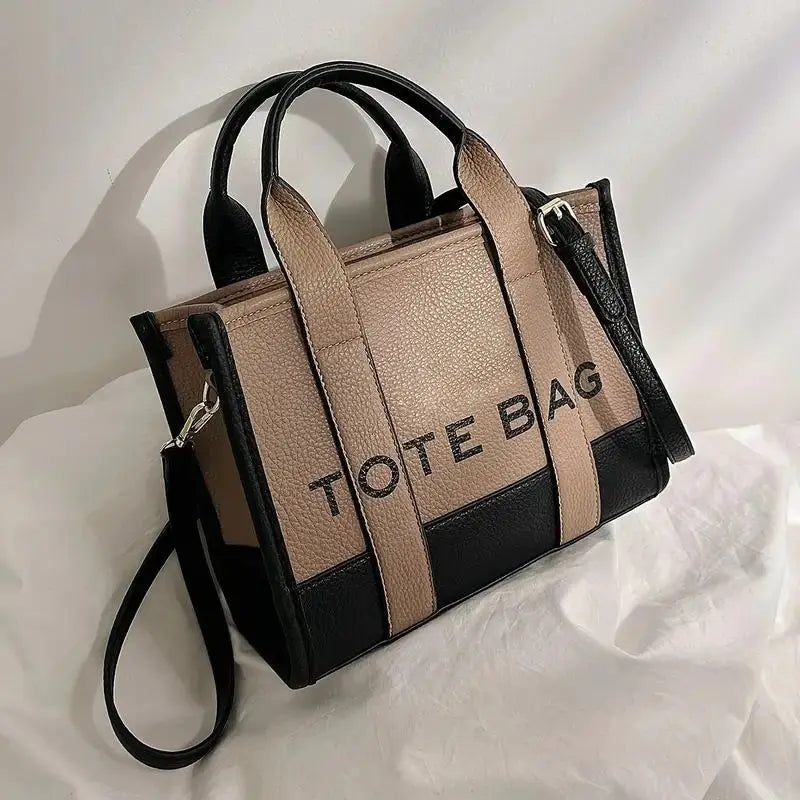 New 2025 women's tote bag, versatile single-shoulder bag, high-end crossbody bag, large capacity