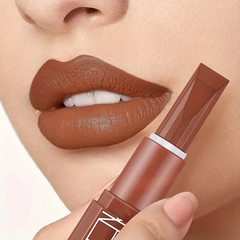 5 Colors Nude Matte Lipstick - Waterproof, Long Lasting, Non-Stick, Easy to Apply, Valentine's Day Gift