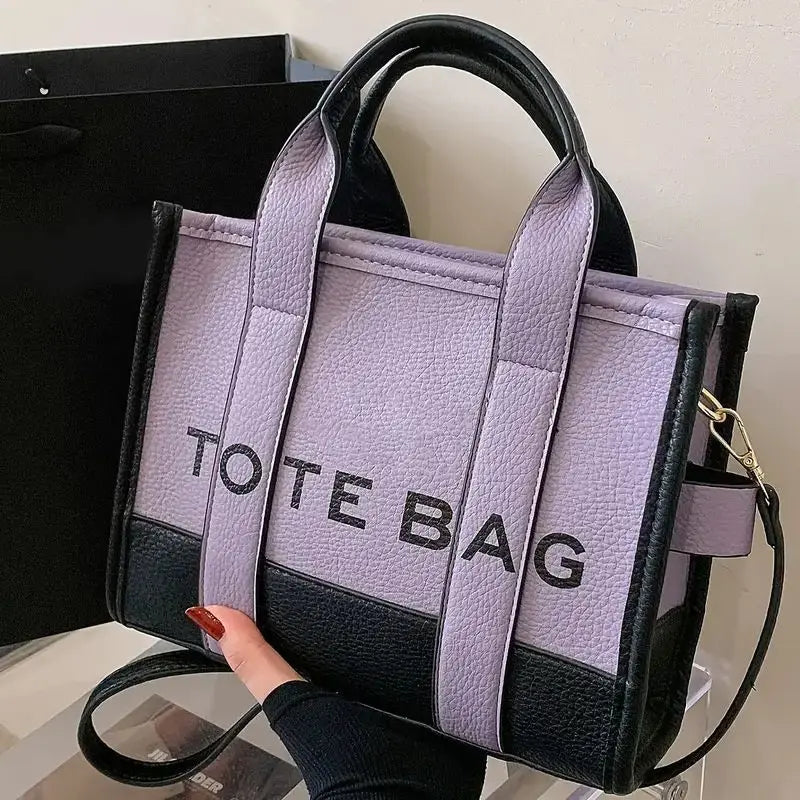 New 2025 women's tote bag, versatile single-shoulder bag, high-end crossbody bag, large capacity
