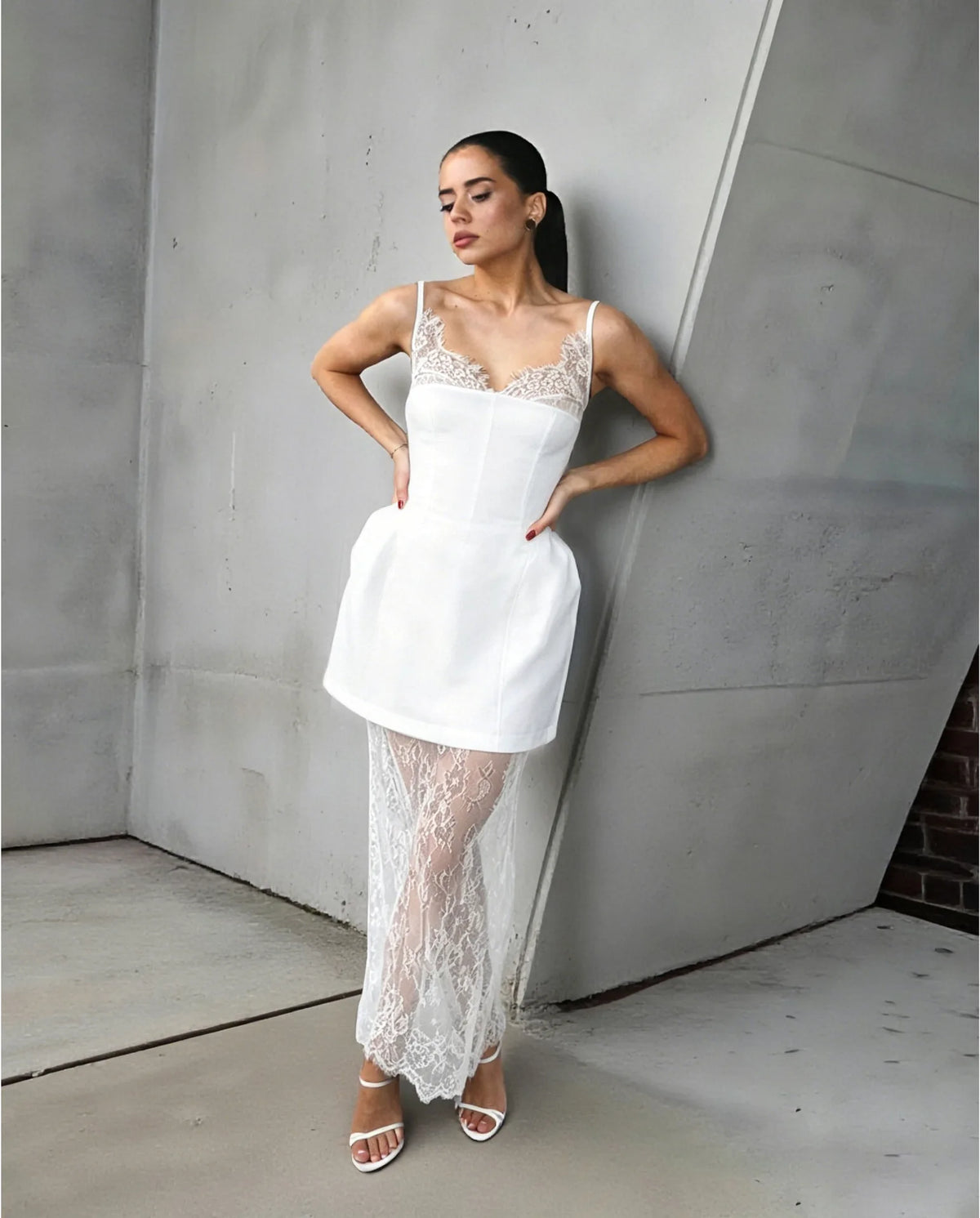 BKLD Two Piece Outfits Women 2026 Summer Vintage Black Sexy Strappy Dress And Lace Sheer Long Skirts Casual Sets Party Clubwear