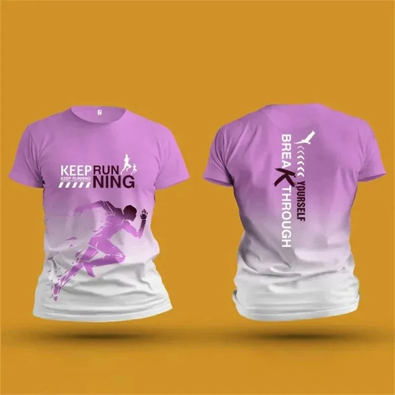 2026 Outdoor Sports Short Sleeve Top Summer Sports T Shirt Family Style Adults Kids Tee Unisex for Fitness Running  T Shirt