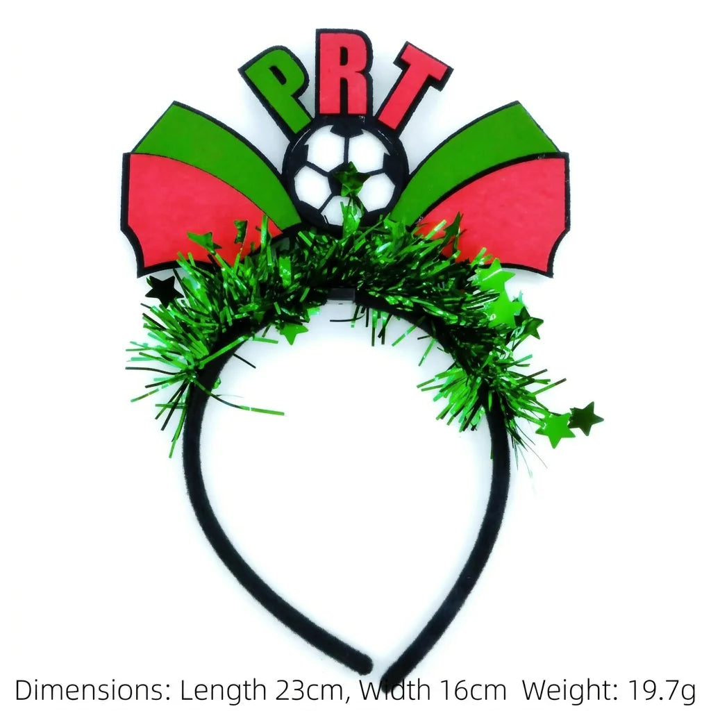 2026 Football Event National Team Flag Headband - طوق شعر مشجعي كرة القدم 2026 بتصميم أعلام المنتخبات