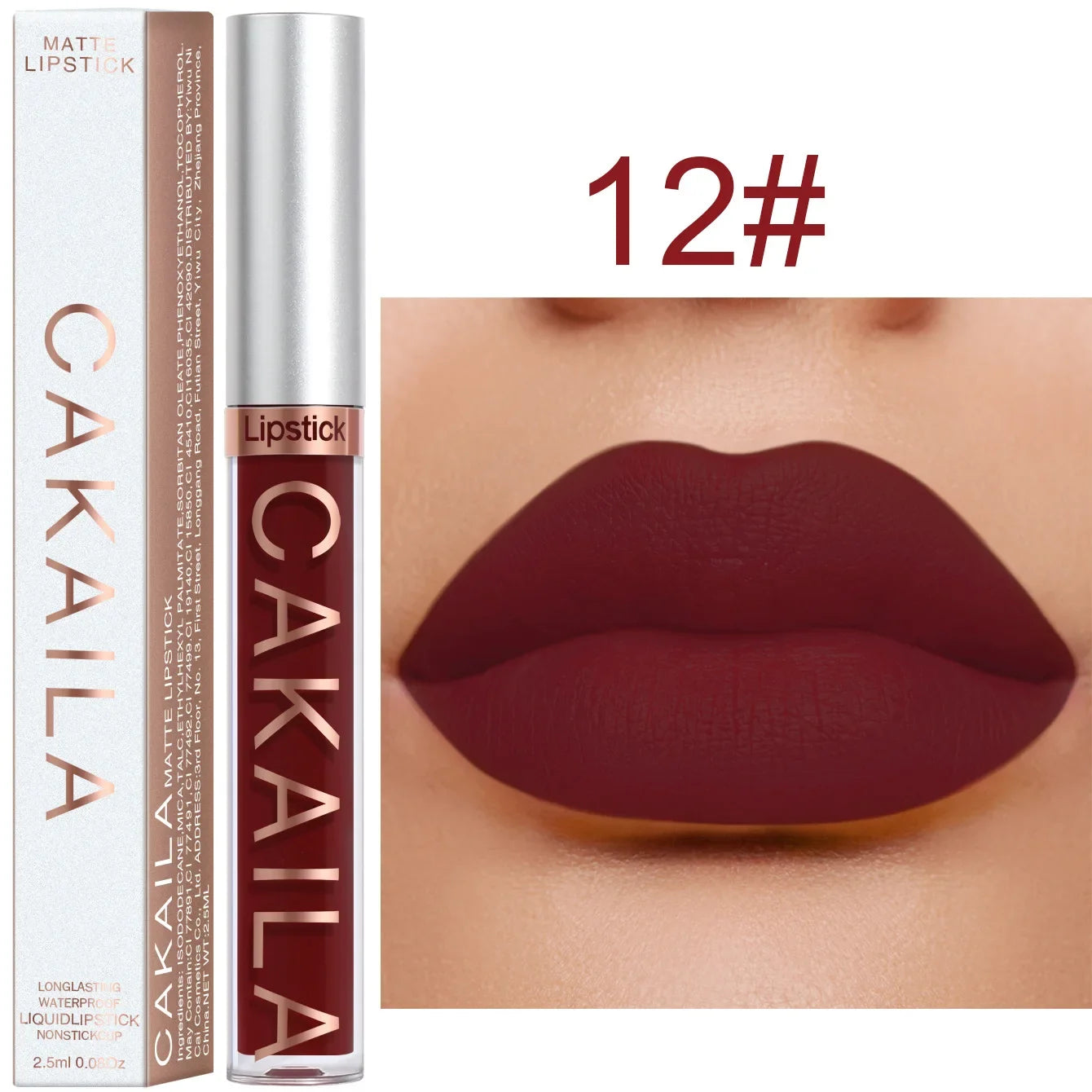 Sexy Long Lasting Velvet Matte Lip Gloss Liquid Lipstick Lip Makeup Women Beauty Red Nonstick Cup Waterproof Lip Gloss