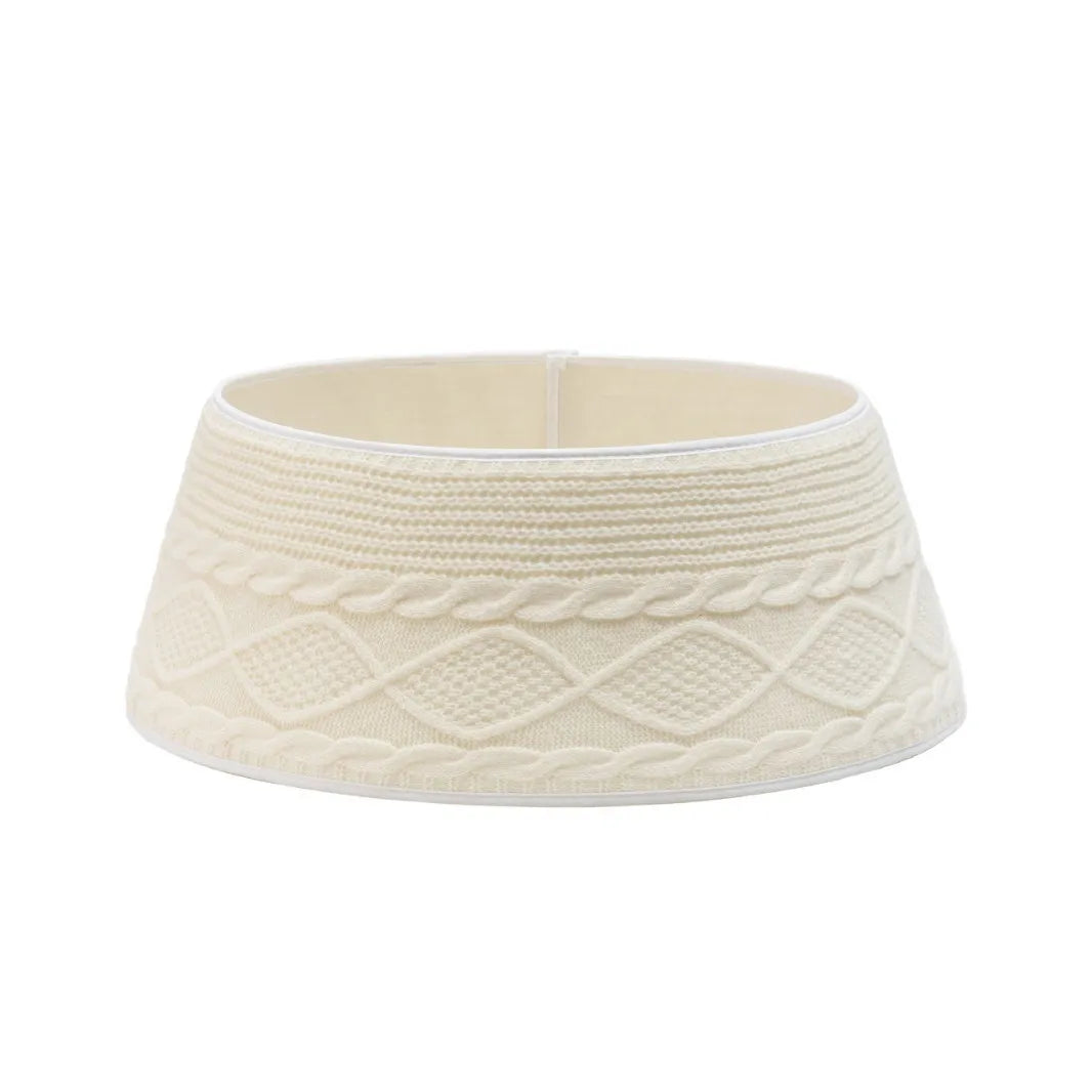 1PC of Knitted Christmas Tree Collar, for Farmhouse-Style Tree Rings. This Tree Skirt Is Perfect for Decorating Homes, Gardens