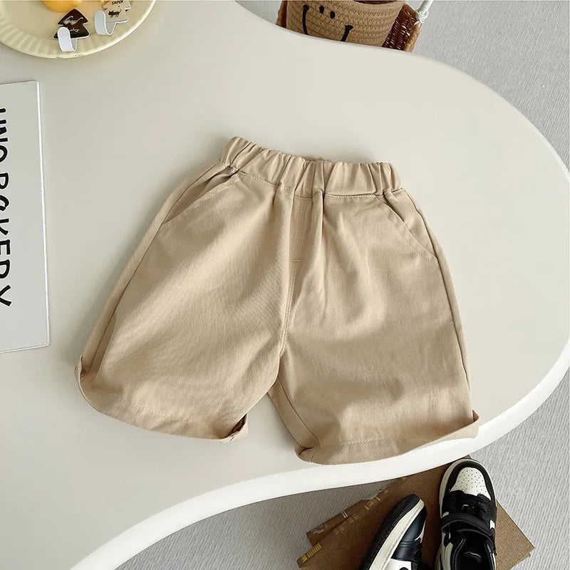 Fashion Summer Baby Boys Girl Clothes Suit Children Grid Bow Tie T-Shirt