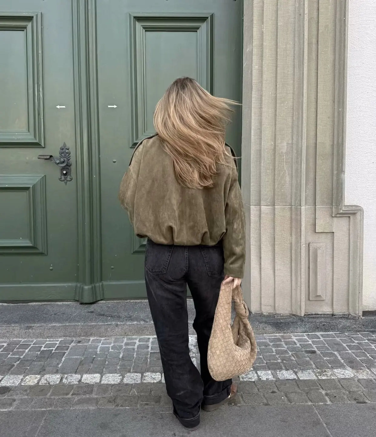Vintage Suede Texture Bomber Jackets Women's Long Sleeve Loose Coats New Causal Autumn Winter Female Outerwear