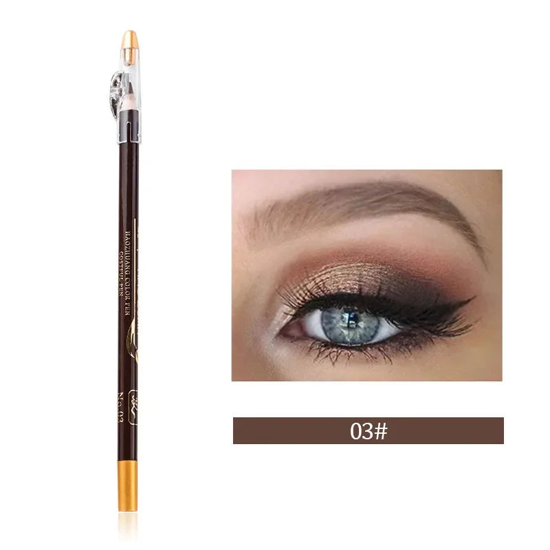 Eyebrow Pencil Available Eyebrow Pencil Shadows Cosmetics Natural Long Lasting Tint Waterproof Microblading Wooden Eyebrow Pen