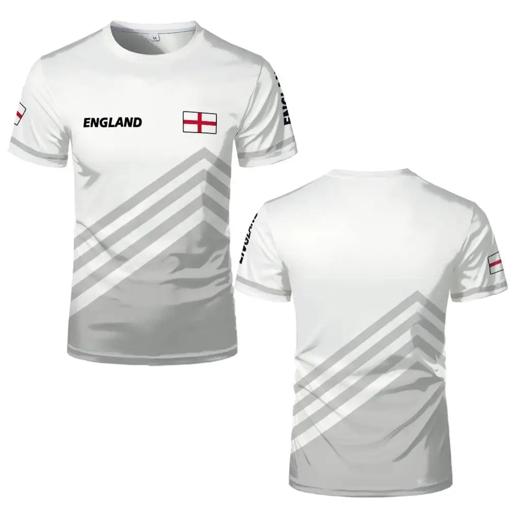 2026 New England Flag Print Jersey 3D Printed Quick Dry Breathable T Shirt Family Style for Kids Adults Outdoor Training Sports