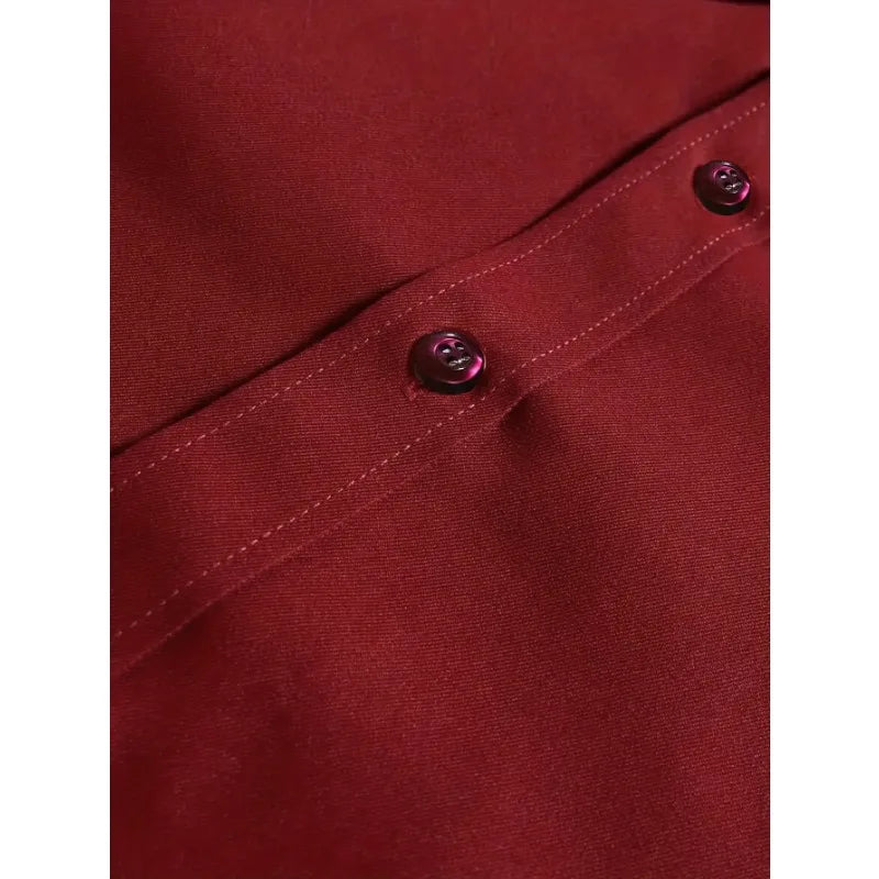 Bolubao Men Smart Casual Shirt Brand Fashion Solid Color Long Sleeve Elastic Fabric Male Business Dress Black Shirt