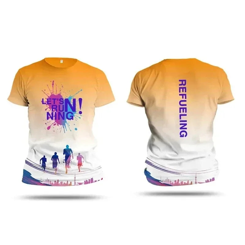 2026 Outdoor Sports Short Sleeve Top Summer Sports T Shirt Family Style Adults Kids Tee Unisex for Fitness Running  T Shirt