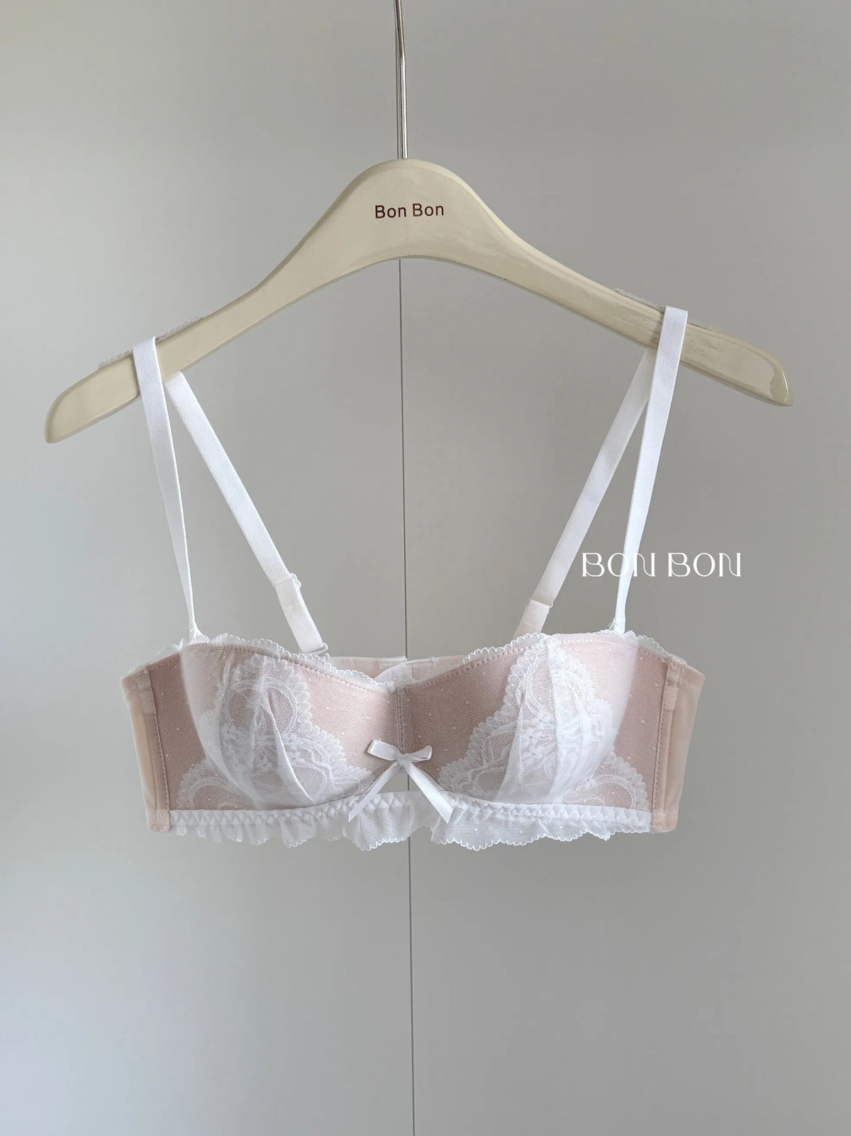 Women's French Lace Bra & Briefs Set Sexy Semi Cup Push Up Small Bust Support Enhance Comfort Lightweight Bralette Free Shipping