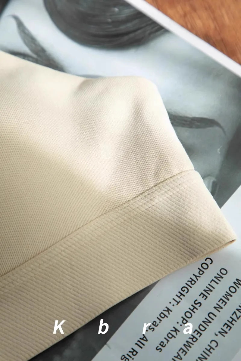 MOYISU Wholesale French Lady Triangle Cup Lingerie for Women No Underwire Comfort Anti-sag Small Bra Cover No Trace Summer Thin