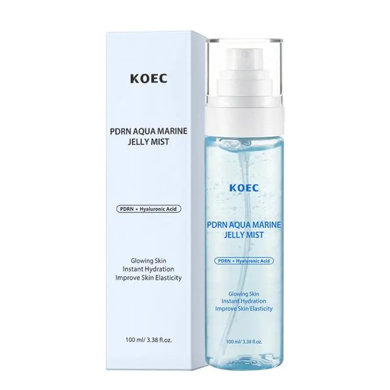 PDRN Aquamarine Jelly Mist 100ml Niacinamide Glow Plump Skin Deep Instant Moisturizing nourishing Korean Soothing Essence Spray