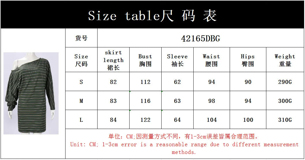 BKLD 2026 Autumn New Fashion Elastic Striped Skew Shoulder Bodycon Dress Women Clothing Printed Long Sleeve Short Dresses