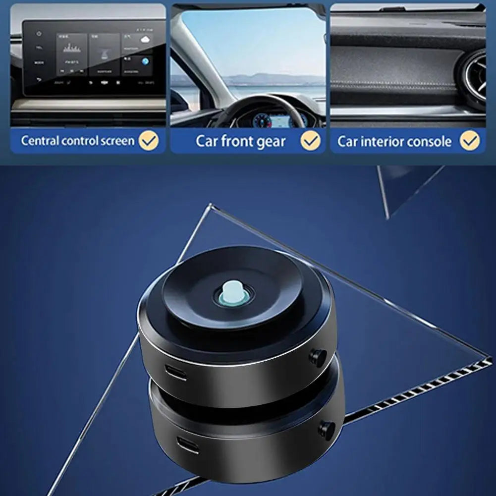 Magnetic Vacuum Phone Holder – Secure &amp; Elegant Car Mount