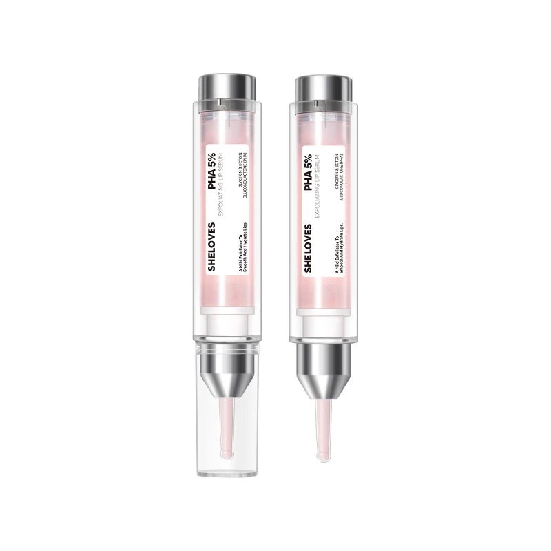 PHA 5% Exfoliating Lip Serum 10ml Nourishing And Plumping Lip Serum Relieves Dry Lips Gentle Non Irritating Repair Lips Essence