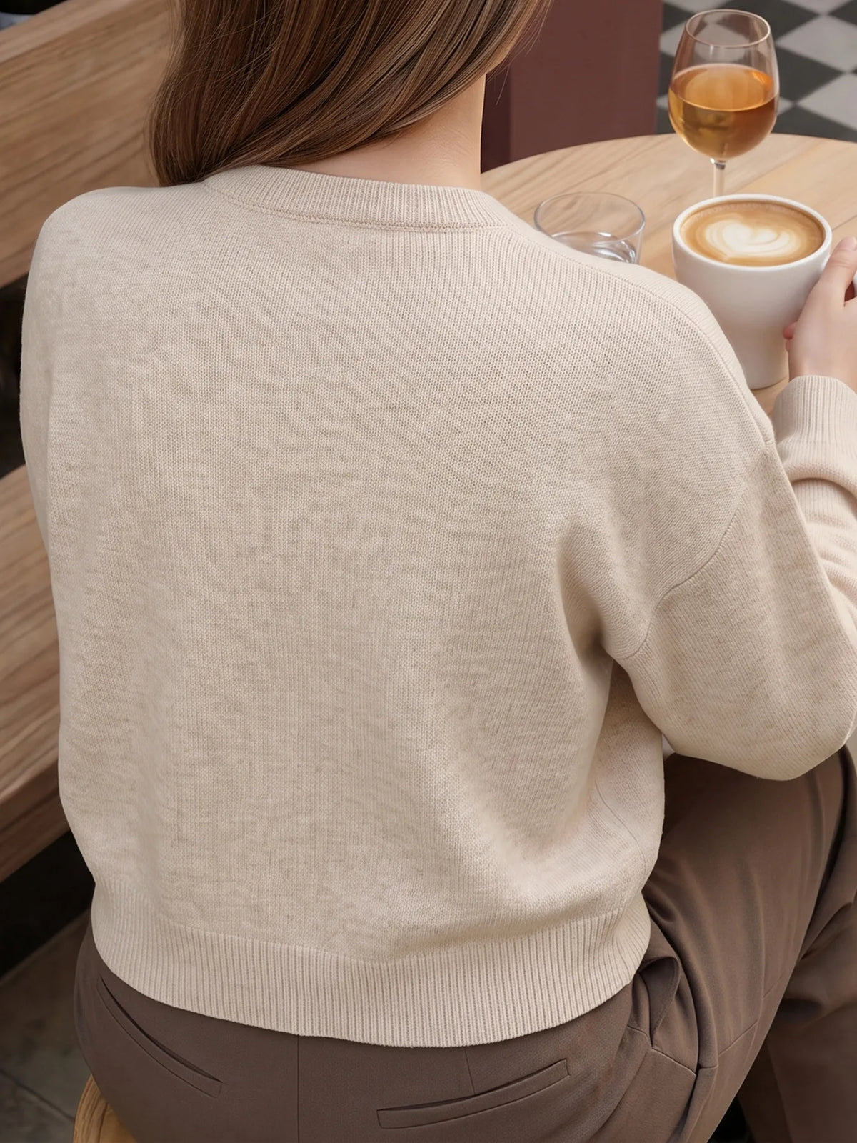 Women Vintage Knitted Sweater Causal Long Sleeve O-Neck Soft Warm Chinese Style Buckle Cardigan Female Autumn Winter Outerwear