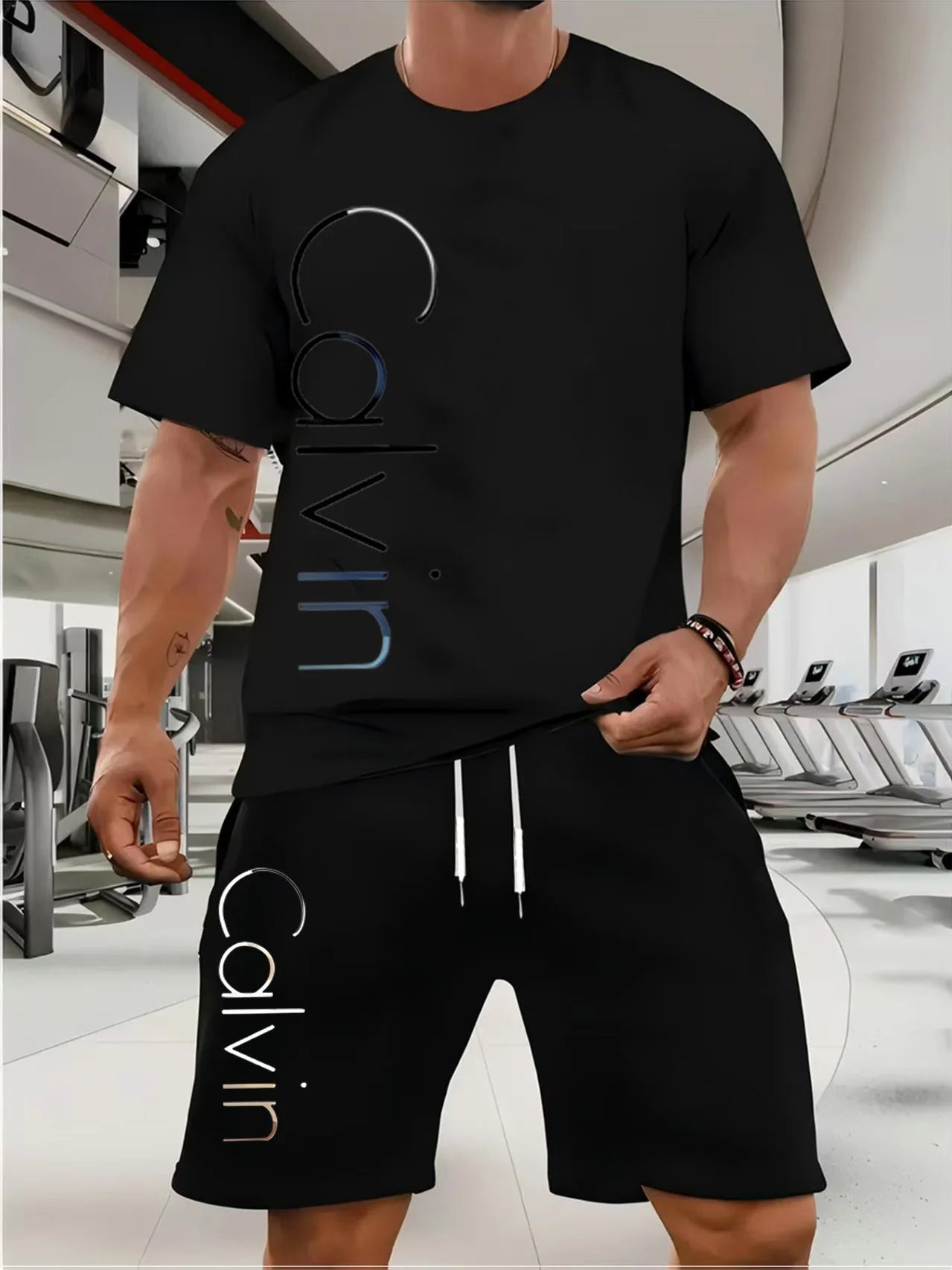 The new high-end men's 2025 suit features a casual color combination and a novel summer outfit