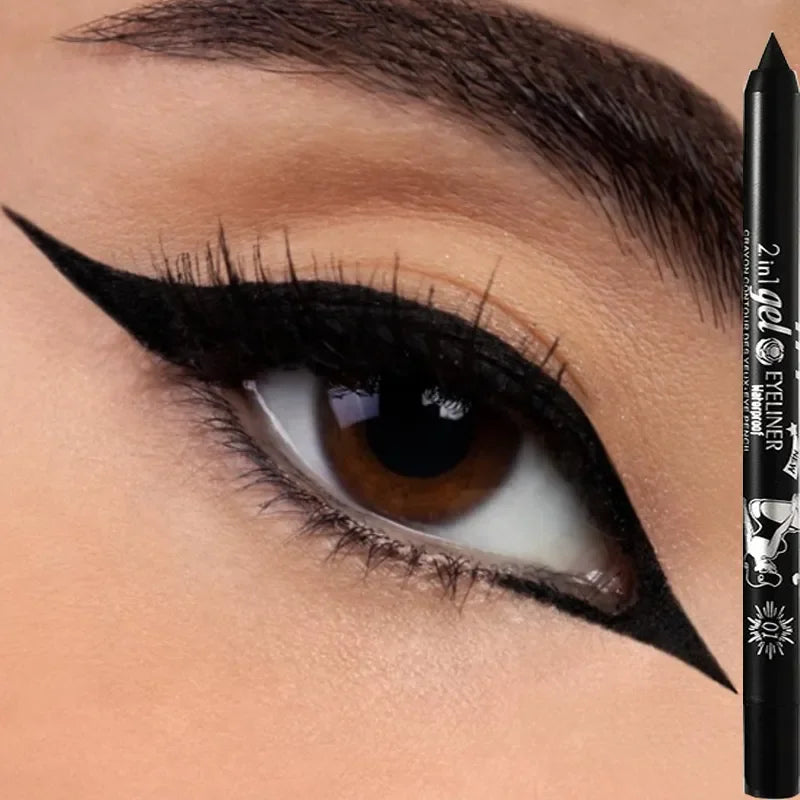 Quick-drying Eyeliner Waterproof Liquid Eyeliner Gel Pen Colourful Pigment Long Lasting Smooth Pencil Eye Beauty Makeup Cosmetic