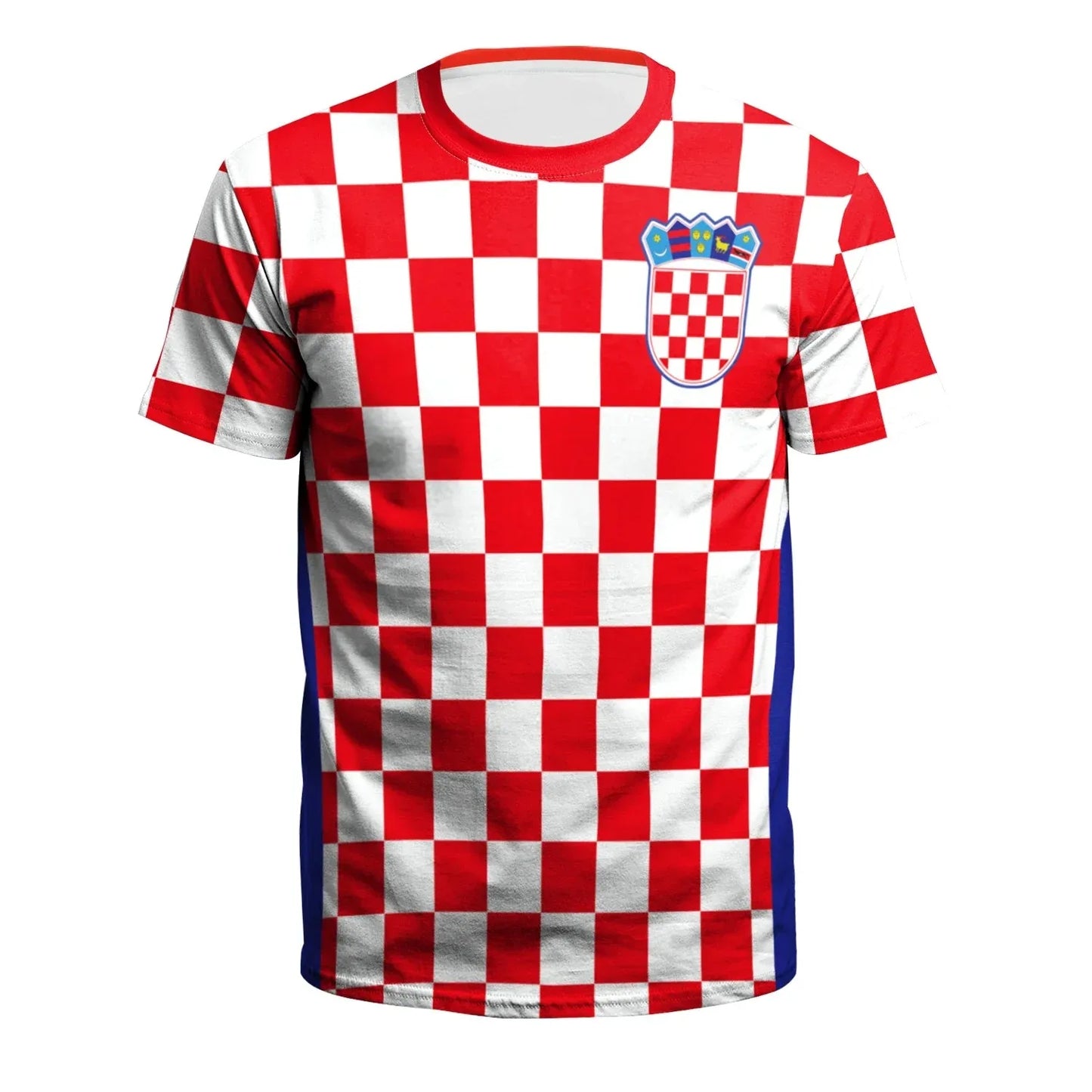Croatia 2026 New Men s T Shirt Hr Flag Tee Family Style Adults Kids Fashion Soccer Jersey Unisex for Fitness Running Sports