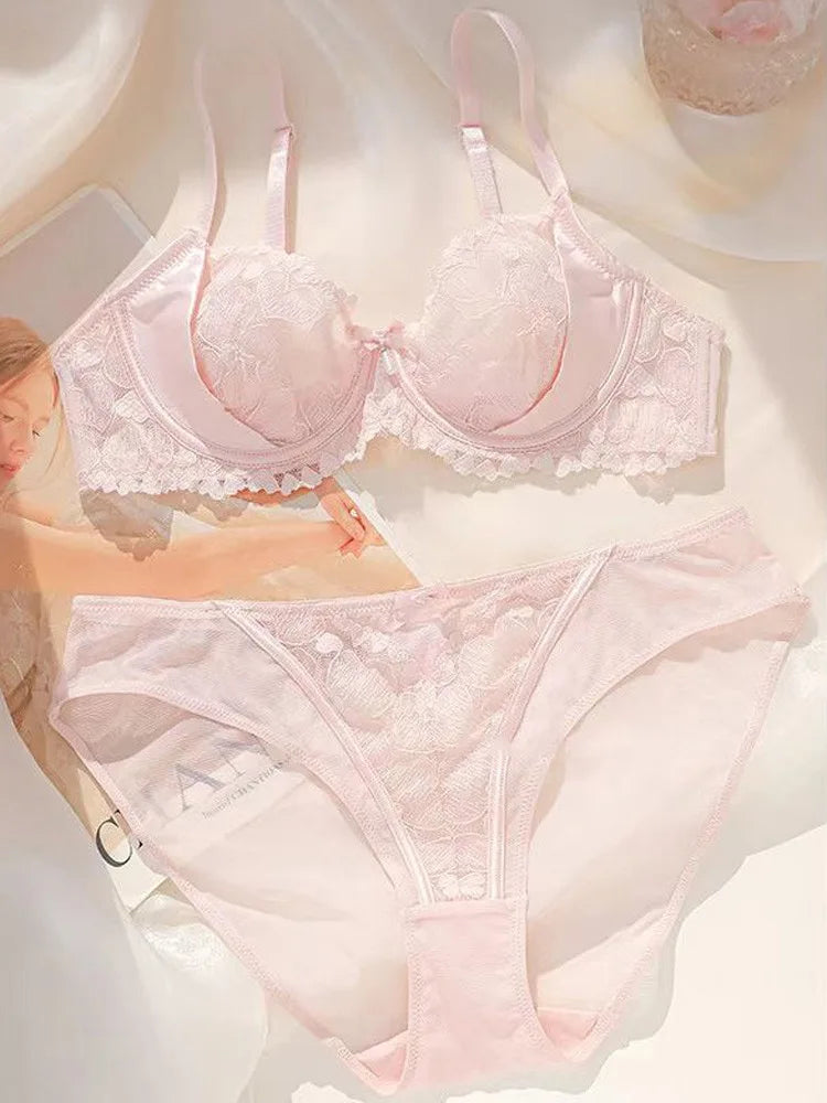 Sensual Lingerie & Panty Set Sheer Floral Lace Teddy Ultra Thin Soft Comfortable Women Nightwear S-3XL Christmas Gift MOYISU