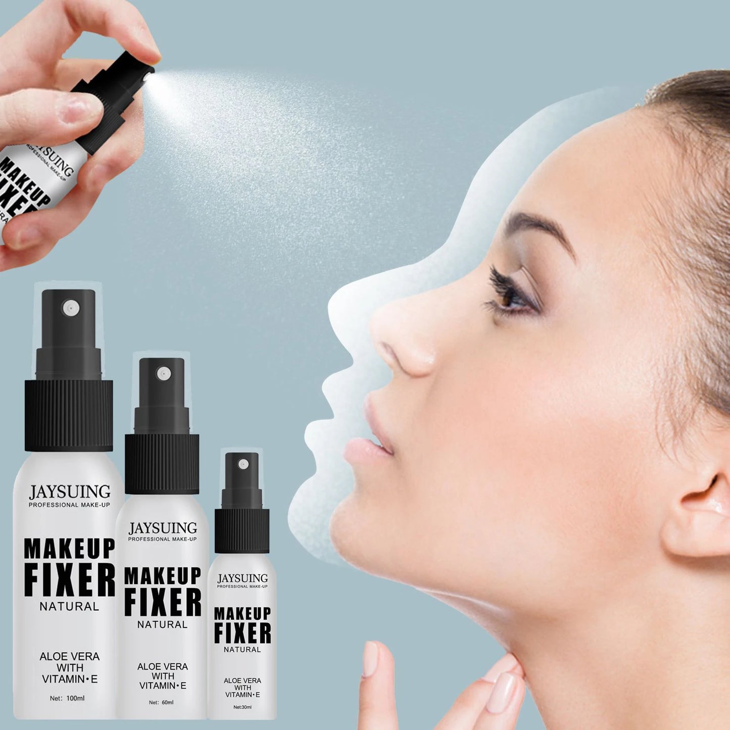 Makeup Setting Spray Moisturizing Lotion Hydrate Oil Control Long-lasting Make Up Natural Matte Refreshing Quick Fixer Cosmetics