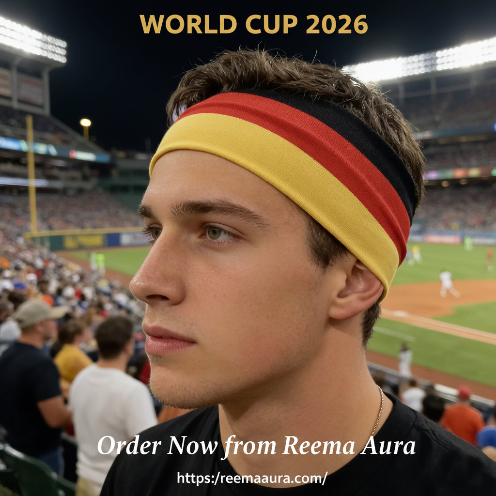 2026 National Flag Football Sports Headband - عصبة رأس رياضية لكرة القدم 2026