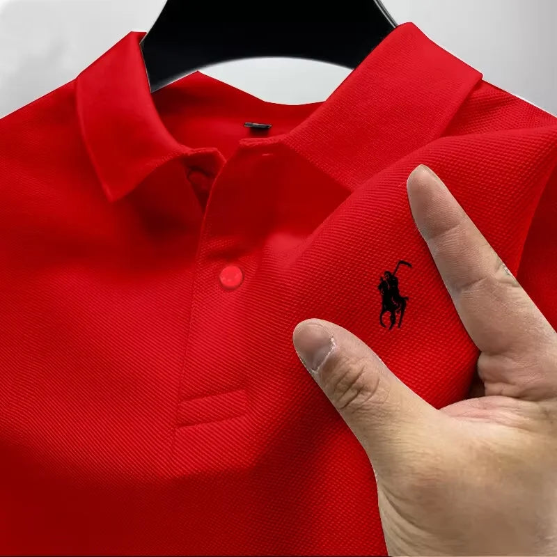 2026 Men’s Luxury Summer Polo T-Shirt – Casual Business Style