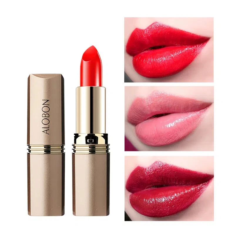 10 Colors Pink Lipstick Waterproof Matte 24 Hours Long Lasting Non-Stick Cup Red Rose Lip Tint Velvet Cosmetic Women Make Up