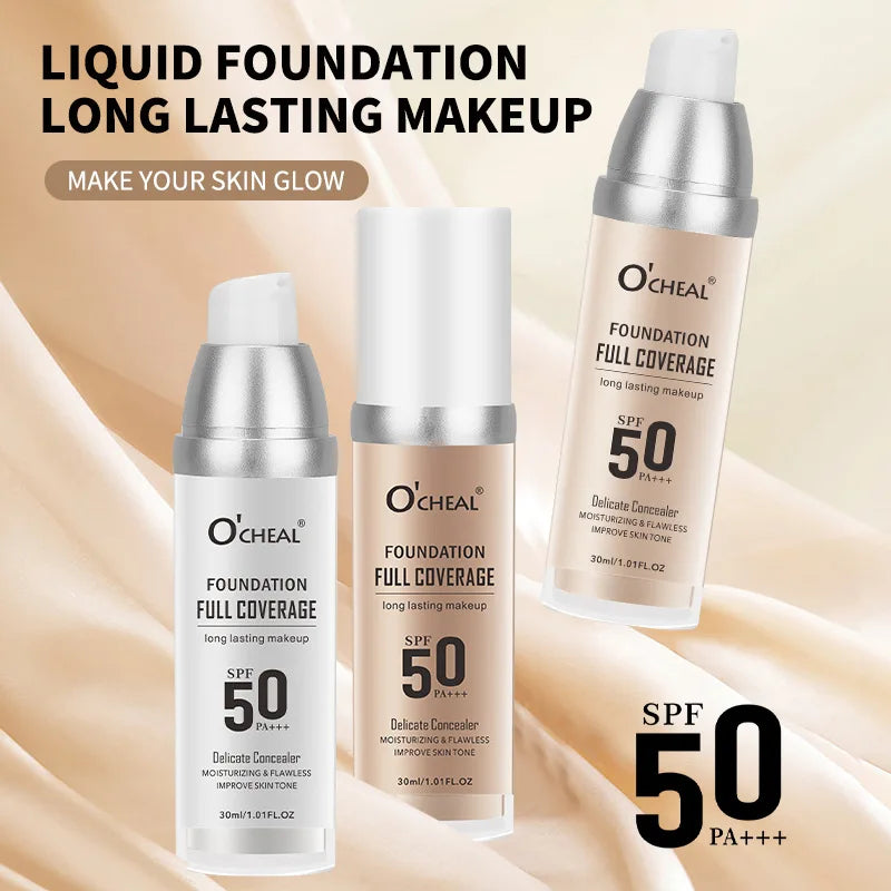 Color Changing Liquid Foundation Concealer Face Base Primer Cosmetics Long-Lasting,Moisturizing BB Cream Base Make-up for women