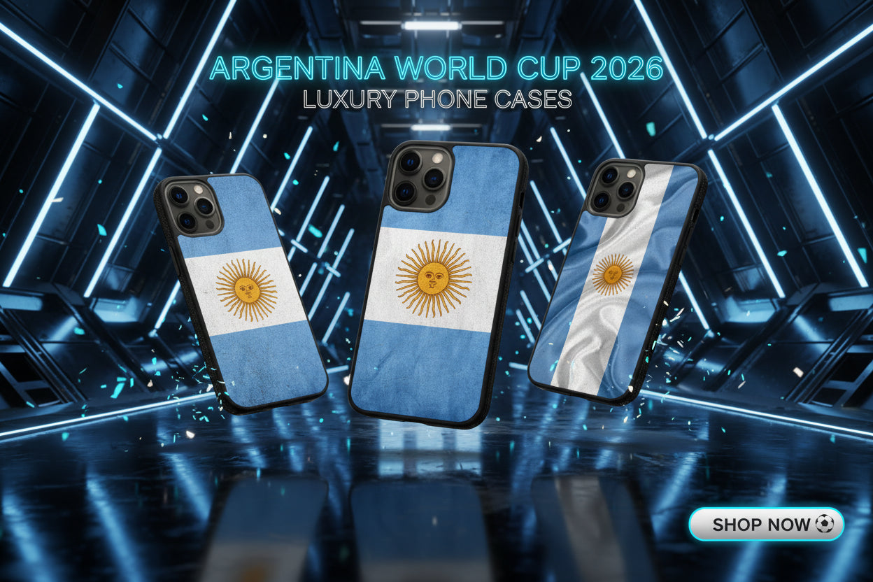 Argentina National Flag iPhone Case - غطاء آيفون بتصميم علم الأرجنتين