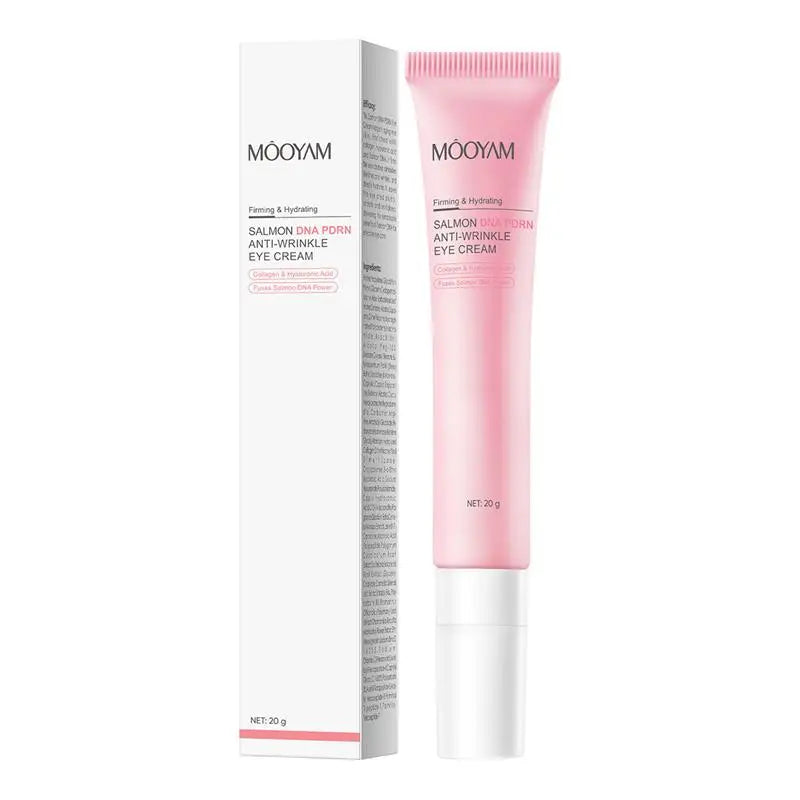Salmon Pink PDRN Skincare Set Firming Soothing Massage Eye Cream Glow Moisturizing Toner Oil Control Cleansing Gel Facial Wash