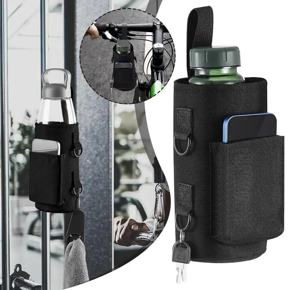 Magnetic Gym Water Bottle Bag Non Slip