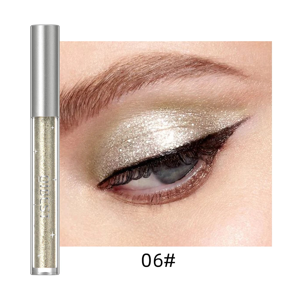 Diamond Shimmer Waterproof Liquid Glitter Eyeliner Eyeshadow Shiny Metallic Eyeliner Pen Eye Beauty Party Makeup Eye Shadow