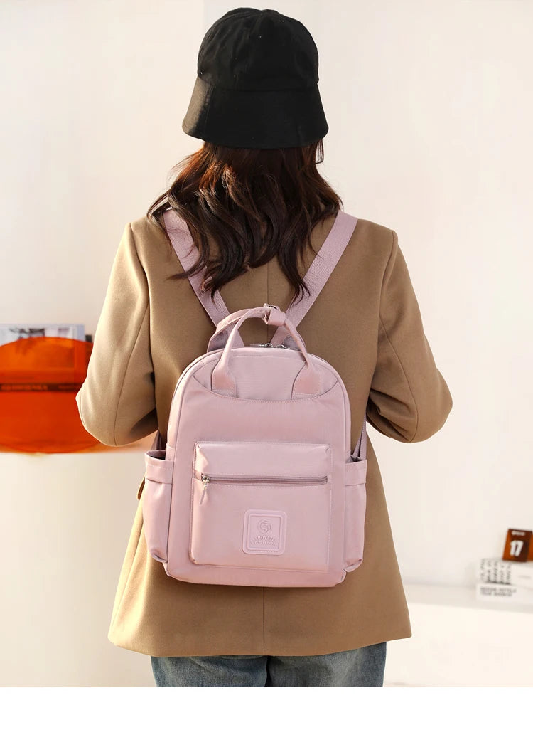 New Women's Fashion Backpack High Quality Large Capacity Women's Shoulder Bag Waterproof Multi Functional Handbag For Women