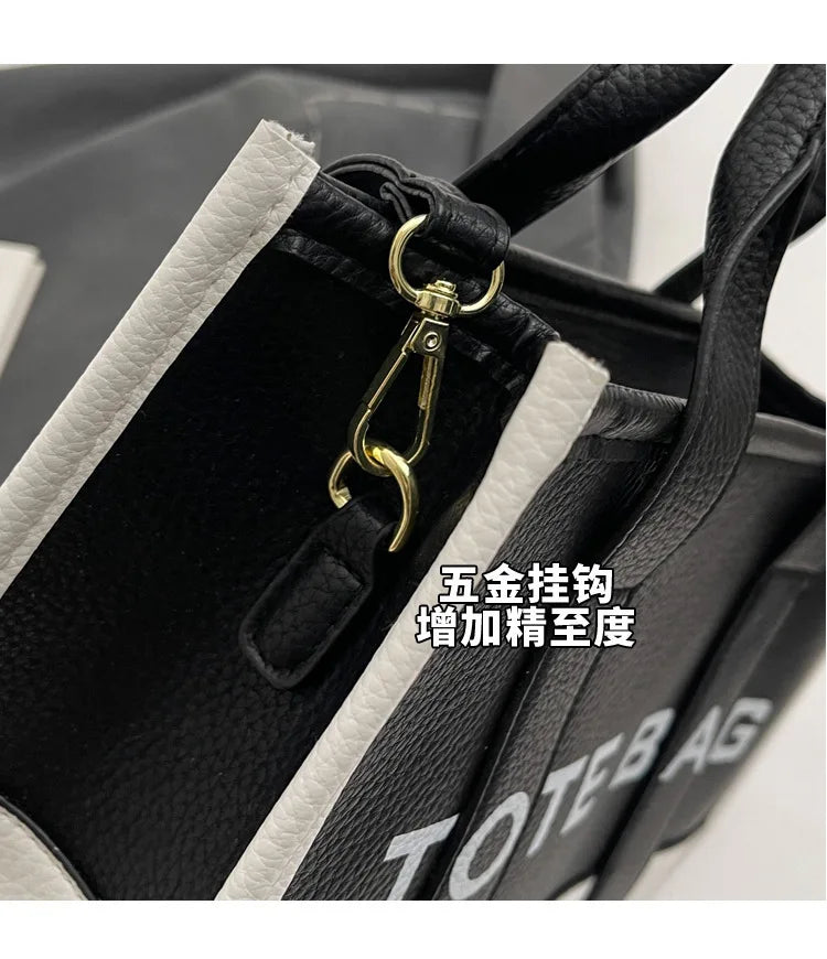 New 2025 women's tote bag, versatile single-shoulder bag, high-end crossbody bag, large capacity