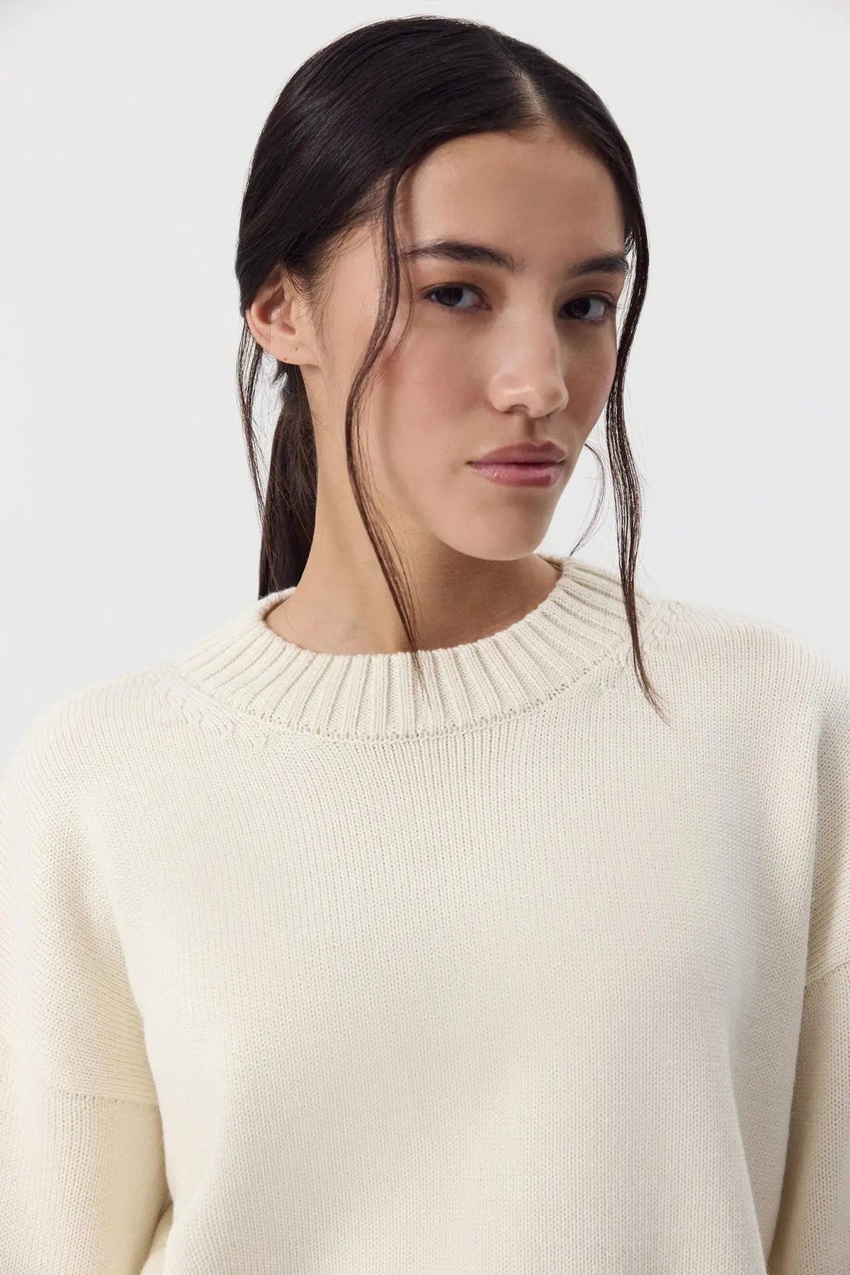 Women's Casual Solid Cotton Pullovers O-Neck Long Sleeve Warm Loose Knitted Top Female Autumn Winter Basic Soft Sweater