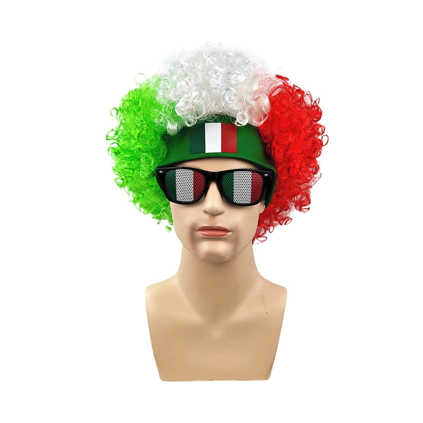 Football Fans Wig Hat Set 2026 - طقم قبعة وباروكة مشجعي كرة القدم 2026