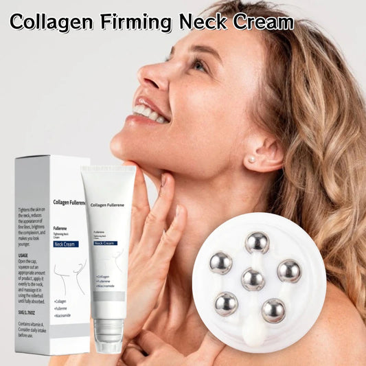 Roller Massage Neck Cream 50g Moisturizing Smooth Soft Skin Refine Reduce Fine Lines Refresh Non-sticky Multi-effect Neck Cream