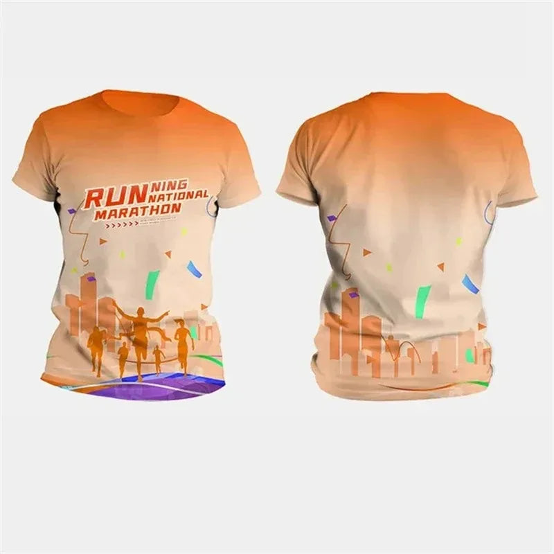 2026 Outdoor Sports Short Sleeve Top Summer Sports T Shirt Family Style Adults Kids Tee Unisex for Fitness Running  T Shirt