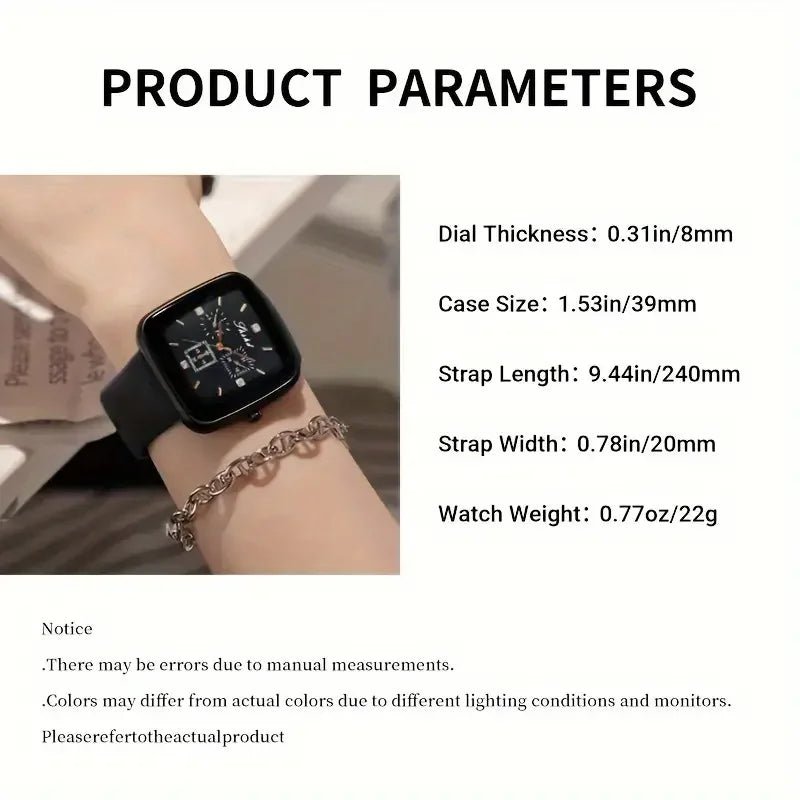 Minimalist Sports Quartz Watch – Unisex