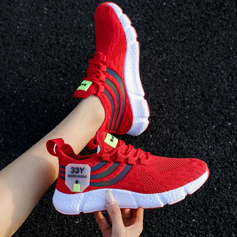 Women’s Casual Sports Sneakers – Lightweight Anti-Slip Running & Walking Shoes | حذاء رياضي نسائي كاجوال – خفيف الوزن، مانع للانزلاق، للجري والمشي